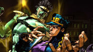 Star Platinum and Jotaro in All Star Battle