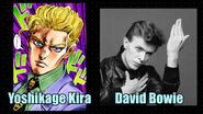 Yoshikage Kira est inspiré de David Bowie