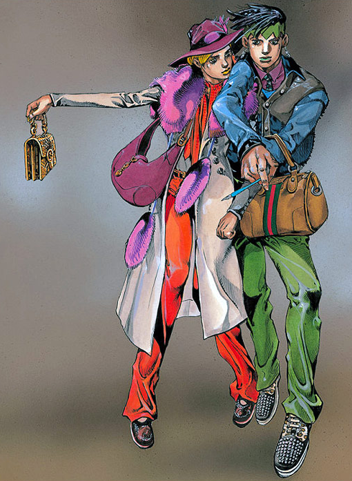 Hirohiko Araki (JoJo's Bizzare Adventure) loves his Vogue/Fashion