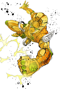 Find hd 518 X 898 1 - Gold Experience Jojo Anime, HD Png Download. To  search and download more free transparent…