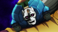 Killer Queen's hand and secondary bomb, Sheer Heart Attack, is revealed.