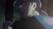 Straizo awed as he follows Speedwagon to see the man in the pillar