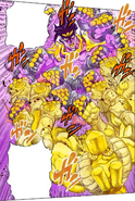 Star Platinum meets fists with The World