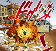 Rohan Kishibe é morto por Bites the Dust.