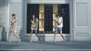 Perfume in their music video "Natural ni koi site" They all do Jonathan’s pose in the video for Chocolate Disco