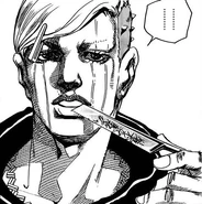 Jobin após cortar sua sombrancelha