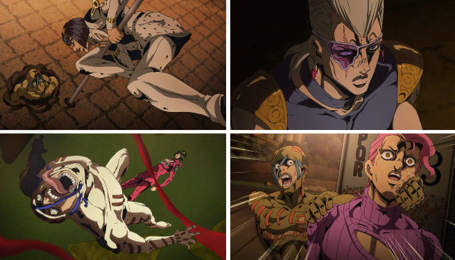 Jojo Part 5 Episode 33 - Flashback - How Diavolo and Polnareff Met !!! 