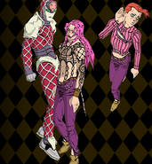 Diavolo/The Boss with King Crimson and Doppio in Vento Aureo (PS2)