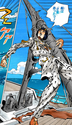 Bruno Bucciarati - Jojo no Kimyou na Bouken - Ougon no Kaze - Arrivede — Ninoma
