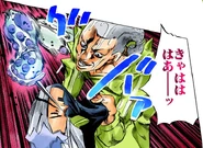 Mario about to kill Abbacchio