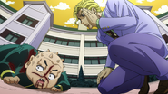 Kira threatens to kill Shigechi's parents.