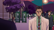 Kira being spied on by his "son" Hayato