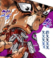 Metallica replacing iron in Doppio's blood with razor blades