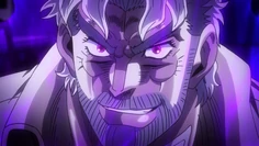 Joseph jokingly imitates DIO after being revived with his blood