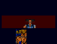 Alessi attacks Jotaro and Polnareff (JoJo's Bizarre Adventure (SFC Game))