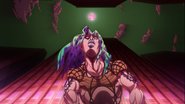 Diavolo suddenly in a city