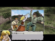 Erina's first appearance in the Phantom Blood PS2 game