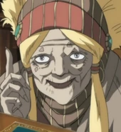 Enya the Hag's normal appearance from OVA with her disguise removed