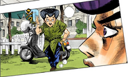 Tamami makes his reappearance to moderate Josuke and Rohan's game of Cee-lo