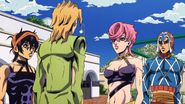 Trish asks Fugo about her place in the gang