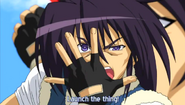 Eitaro making Joestar's trademark facehand pose