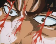 Geb slashes Kakyoin's eyes