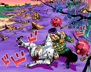 Kira being dragged to safety by Josefumi