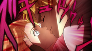 Dio kissing Erina