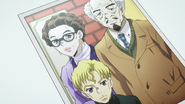 A photo of a young Kira with his family