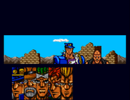 J. Geil defeated in JoJo's Bizarre Adventure (SFC Game)