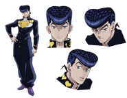 Key art of Josuke for the JoJo's Bizarre Adventure: Diamond is Unbreakable anime.