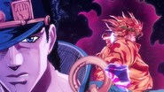 Jotaro (with DIO) featured in JoJo Sono Chi no Kioku ~end of THE WORLD~