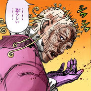 Funny Valentine as an old man after Gyro's Second Attack.