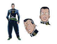 Key art of Okuyasu for the Diamond is Unbreakable anime.