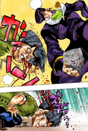 Knocked out by "Josuke"