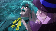 Dario Brando "saves" George Joestar