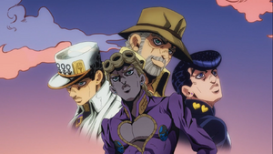 Mencionado por Koichi Hirose reconociendo a Giorno Giovanna como un joestar.