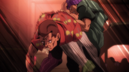 Mista attacking man