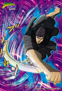 Kars using his Light Slip Blades on a promotional postcard