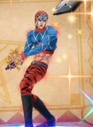 Mista as he appears in JoJo's Bizarre Adventure: Diamond Records