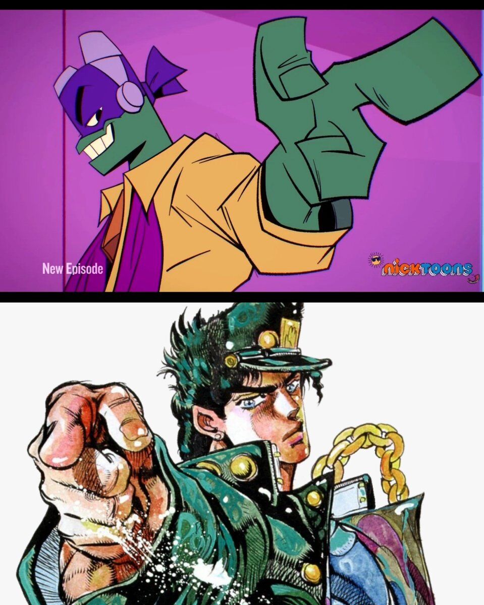 formal-fish777: Create a new imagem in the style of the anime jojo's  bizarre adventure, using a reference image.