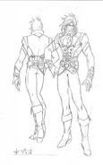 Dio's battle outfit before facing Jonathan in the PB Movie