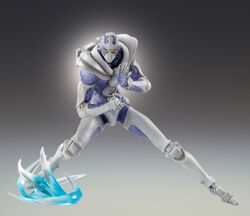 ソフビ製ともだち初号機(Hierophant Green Prototype) JoJo's Bizarre Adventure Statue Legend Hierophant Green