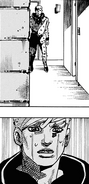 Jobin's horrified expression upon seeing Tsurugi succumbing to the Rock Disease