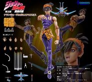 Narancia and Aerosmith as Super Action Statue figures