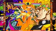 DIO and Jotaro performing a Blazing Fists Match