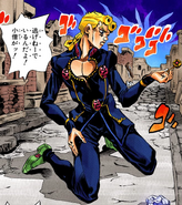 Giorno holding the key