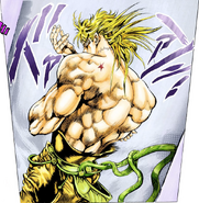 Dio posing with his new body