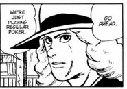Mike Harper, a character from Gorgeous Irene, is a likely basis for Speedwagon.<ref>Gorgeous Irene Ch. 3