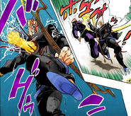 Keicho sacrifices himself for Okuyasu